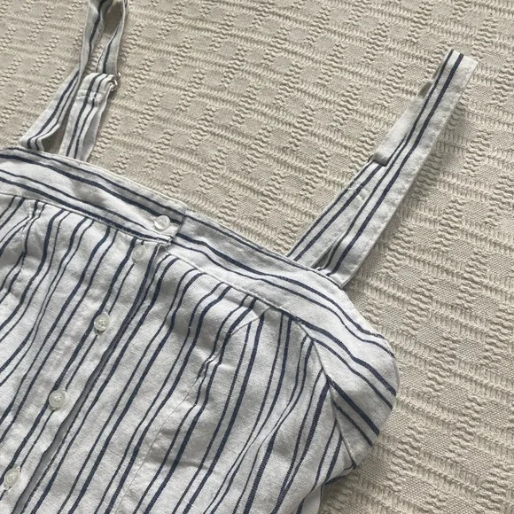 Brandy Melville striped corset crop top. - Picture 3 of 9